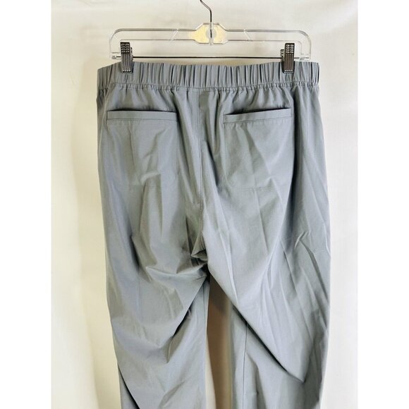 Athleta Aspire Pull On Zip Pocket Ankle Pants Joggers Gray - Picture 6 of 10